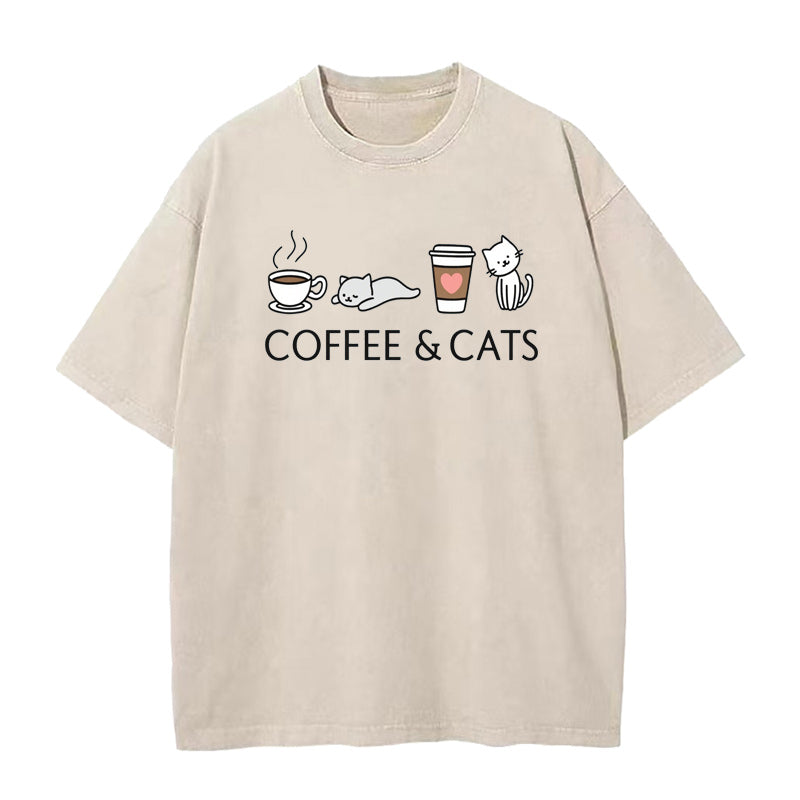 coffee& cat Unisex Tee