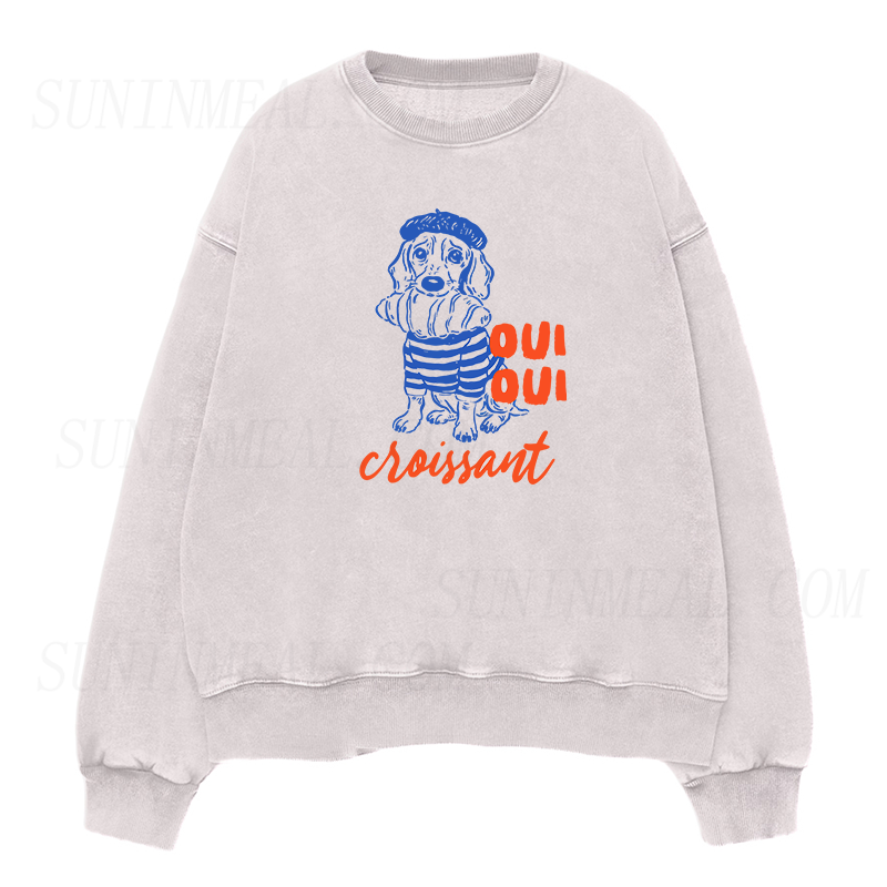 Dog oui oui Unisex Crewneck Sweatshirt