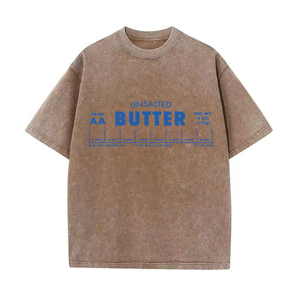 無塩バター ユニセックスTシャツ
