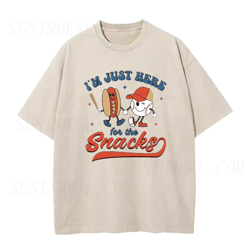 I'm Just Here For The Snacks Unisex Tee