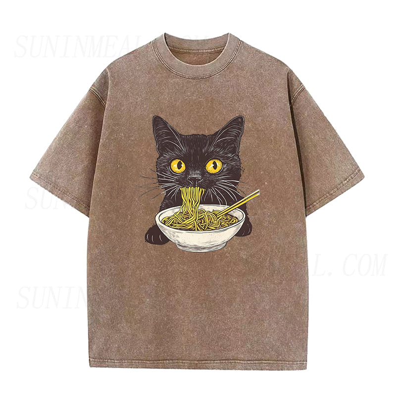Noodle Cat Unisex Tee