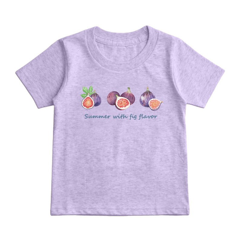 Summer with fig flavor Kids T-Shirt