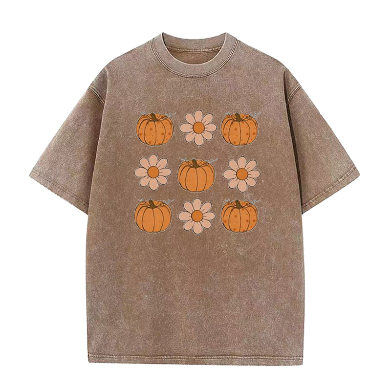 vintage floral Pumpkins Unisex Tee