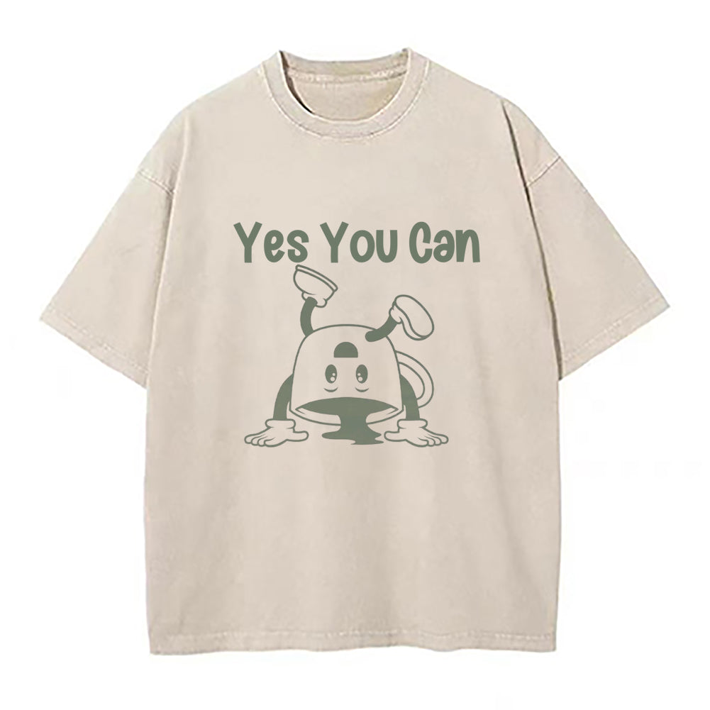 yes you can Coffee Unisex Tee