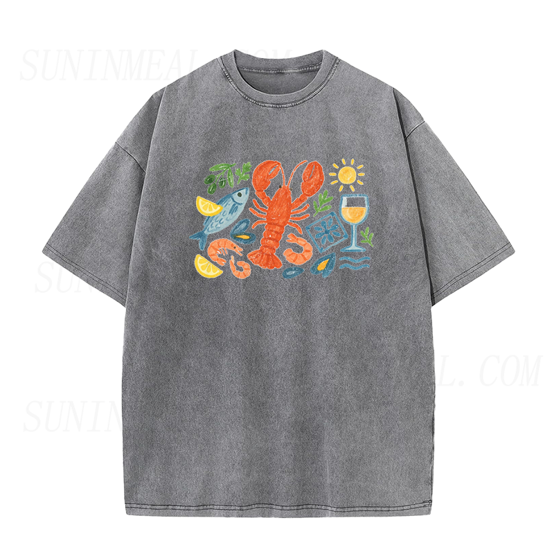 Italian Coastal Seafood Unisex Tee