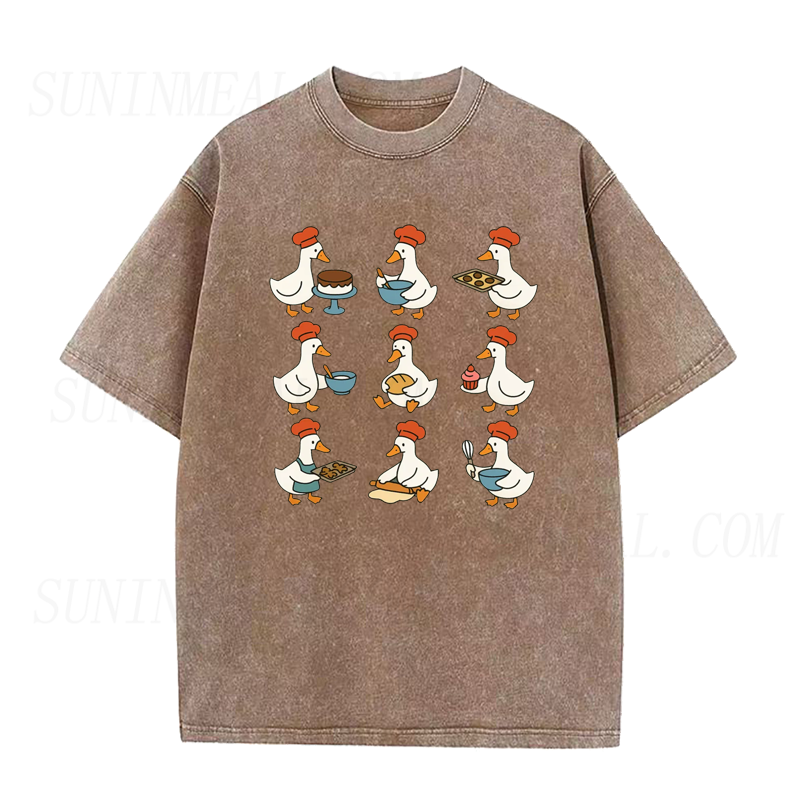 Cute Goose Baking Tee