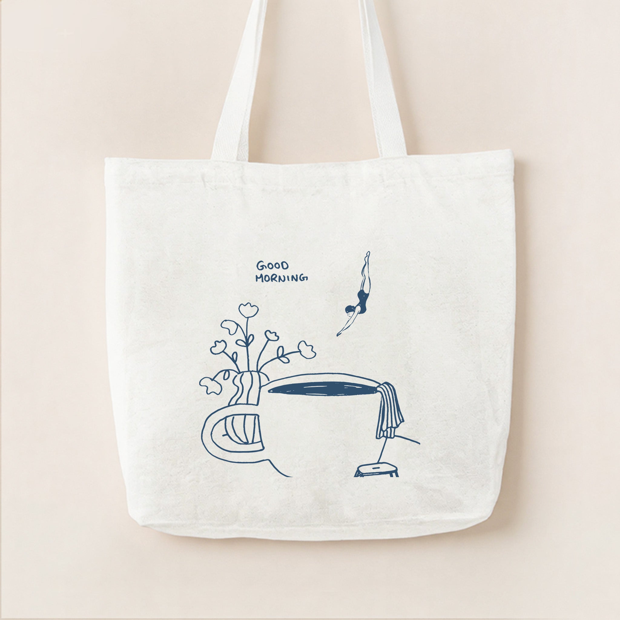 Coffee Diver Tote Bag