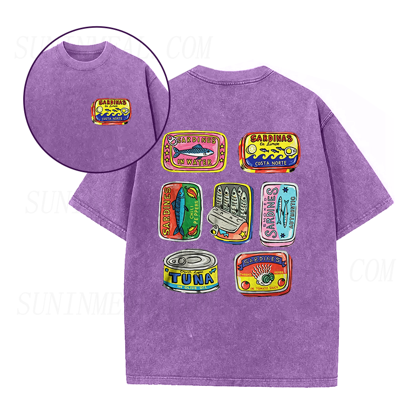 Vintage Sardine Cans Unisex Tee