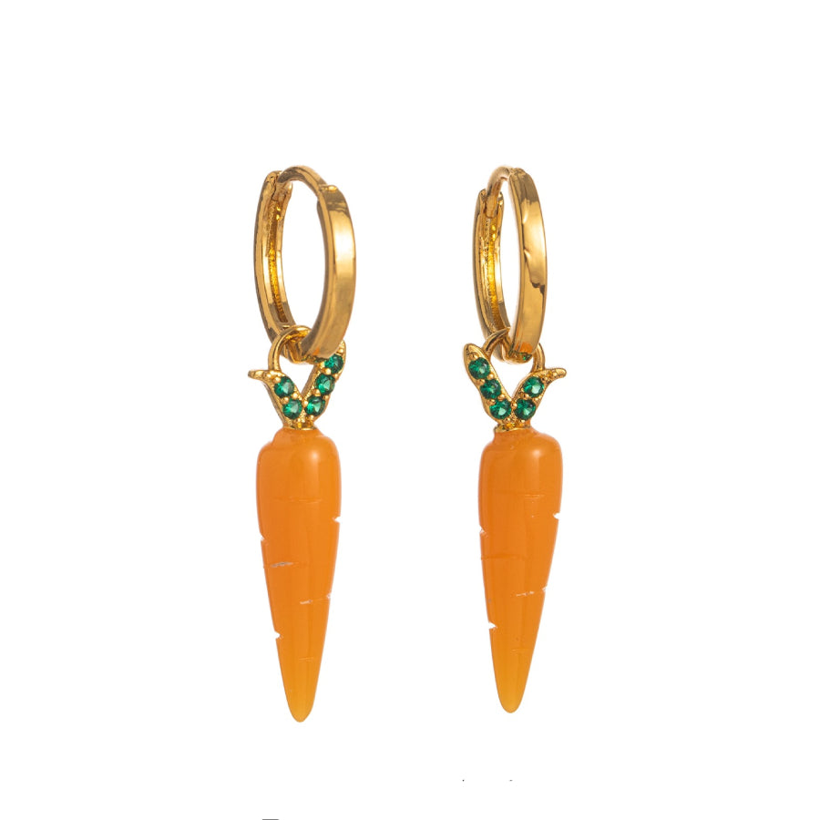 Carrot Earrings
