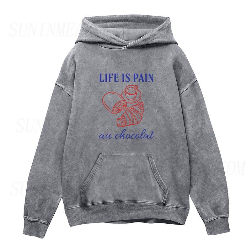 Life is Pain au Chocolat Unisex Hoodie