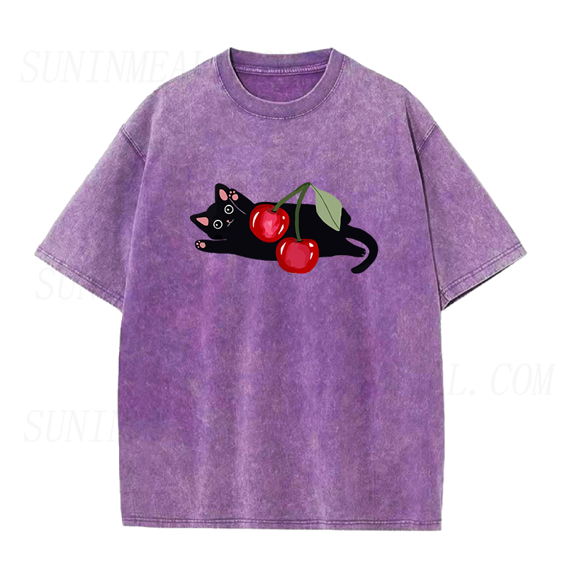 Cherry Cat unisex Tee
