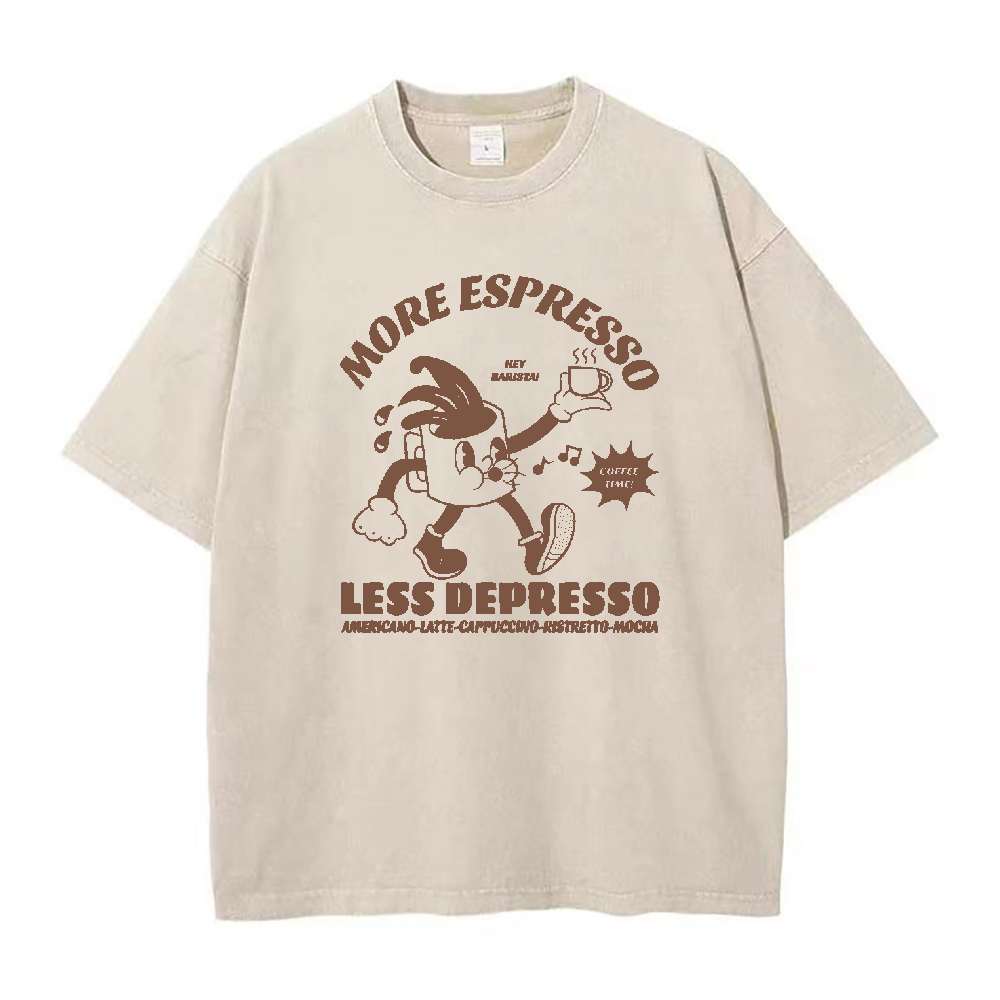 モア・エスプレッソ・レス・デプレッソ ユニセックスTシャツ