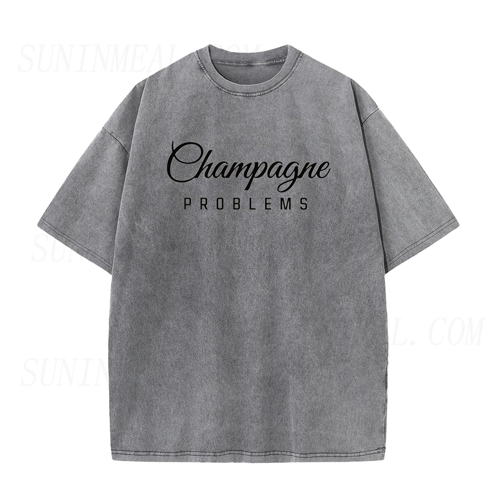 Retro Champagne Problems Unisex Tee