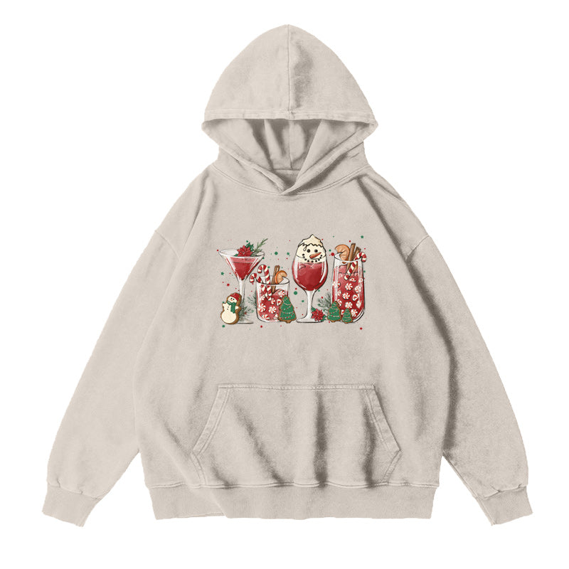 Christmas Cocktails Unisex Hoodie