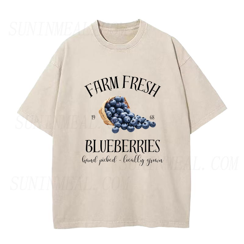 Farmers Market Blueberry Unisex Tee