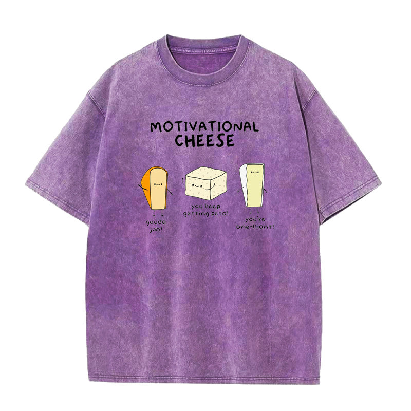 Motivational Cheese Unisex Tee