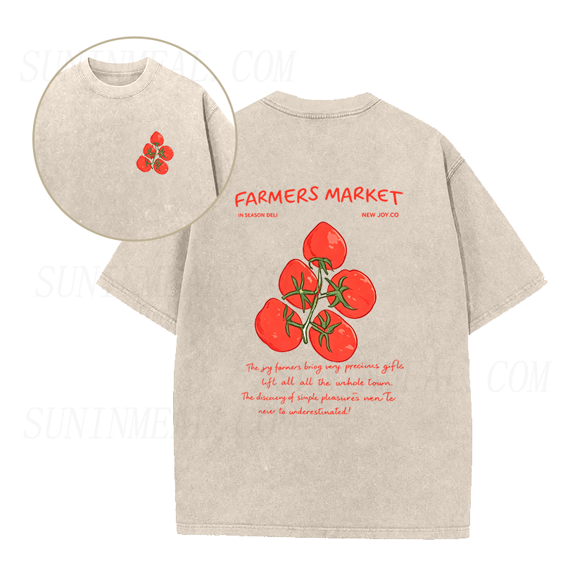 Farmers Market Tomato Unisex Tee