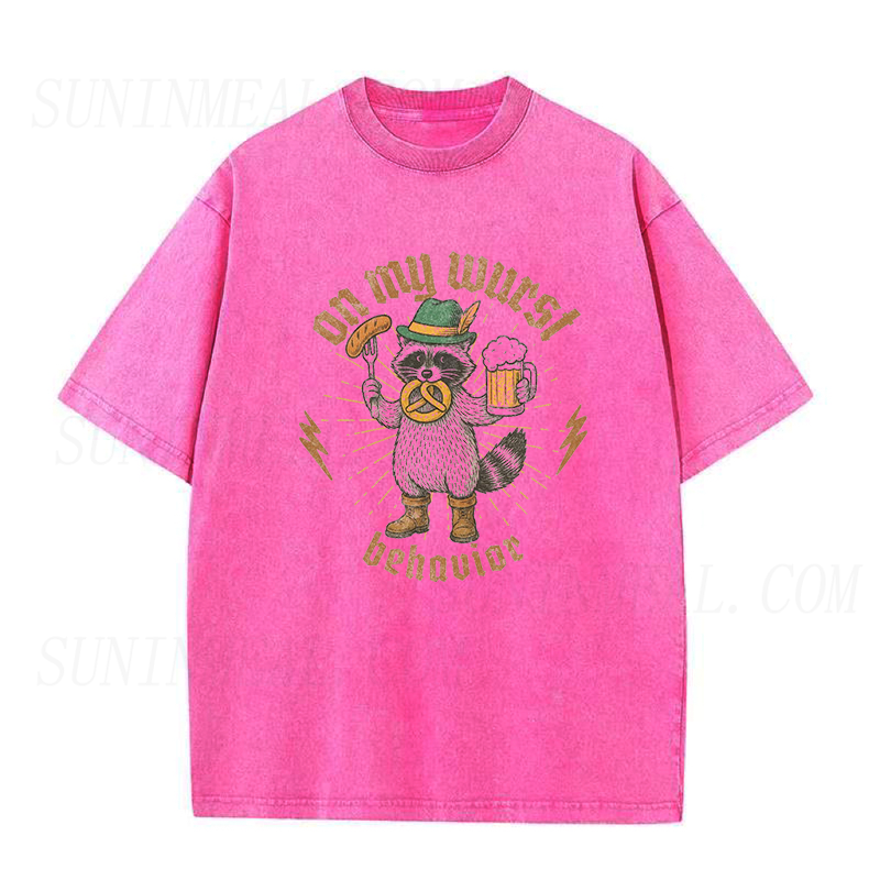 Oktoberfest Raccoon Unisex Tee