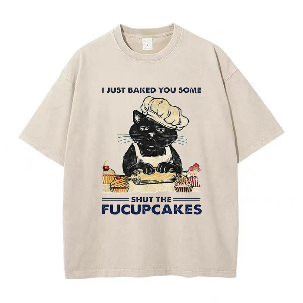 シャット・ザ・フカップケーキのユニセックスTシャツを焼きました