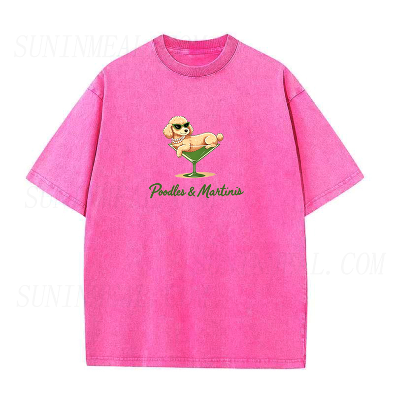 Poodles & Martinis Unisex Tee