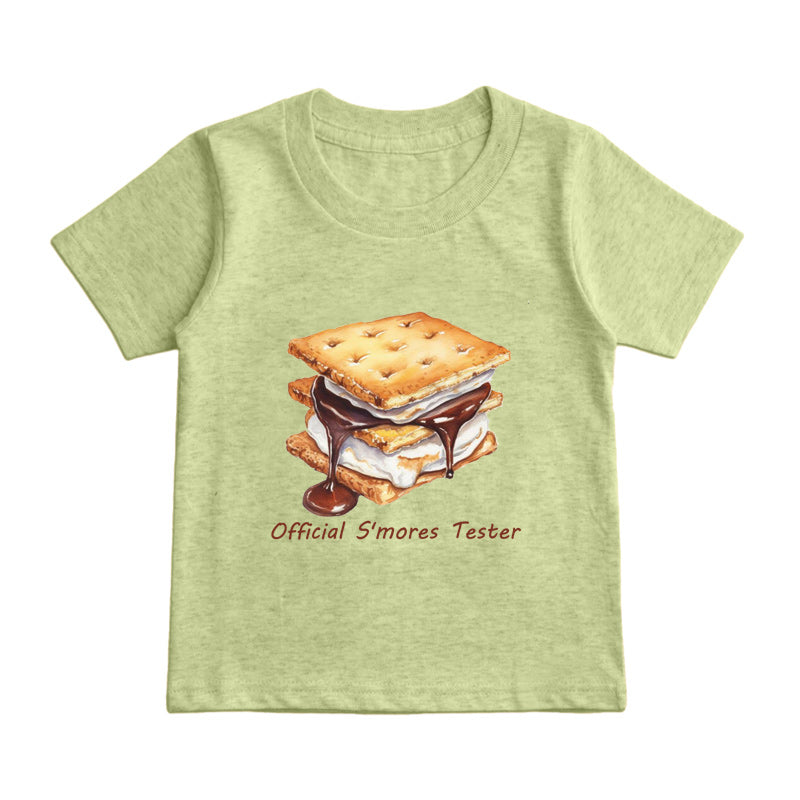 Official S'mores Tester Kids T-Shirt