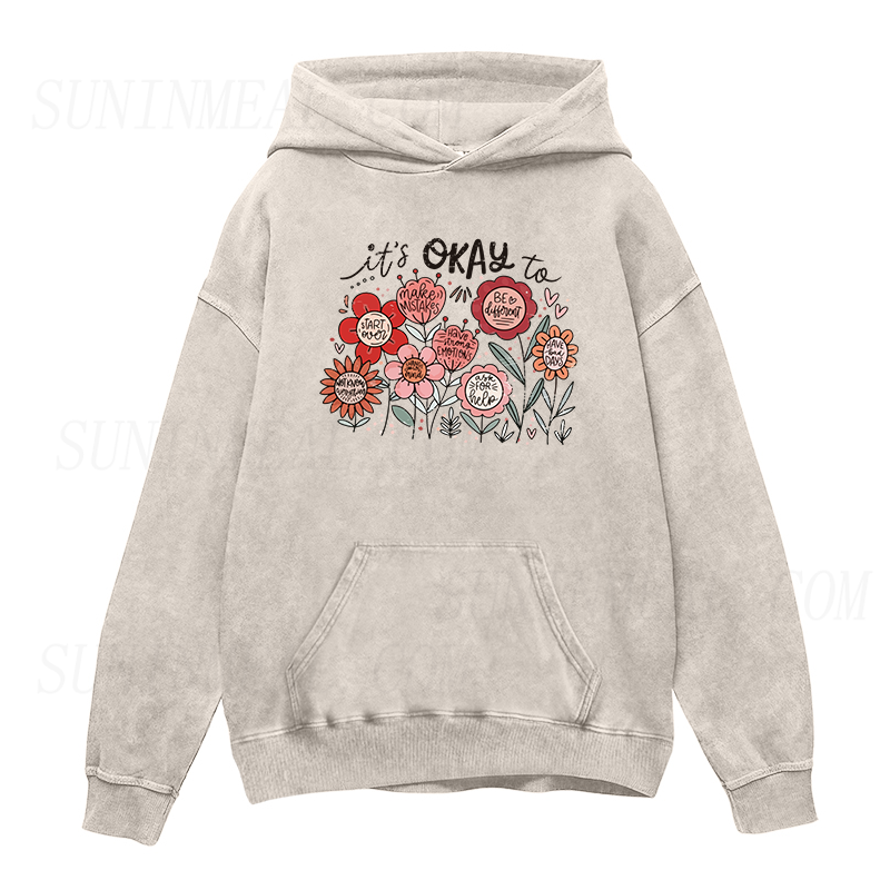 Special Education Floral Unisex Hoodie