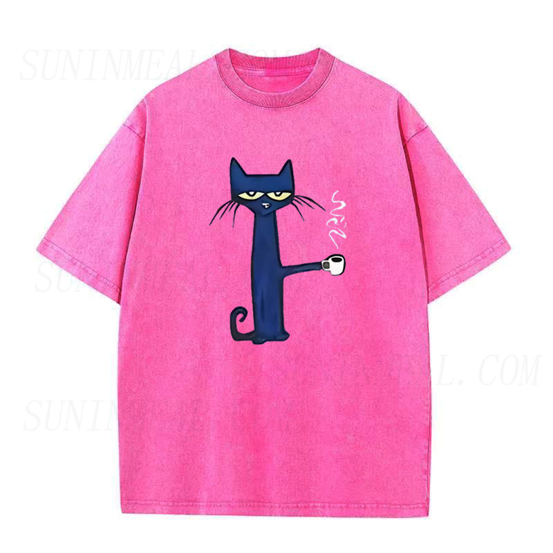 Cat and Coffee Unisex Tee