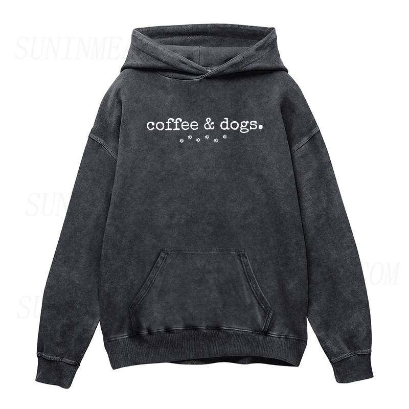 Coffee & Dogs Unisex Hoodie