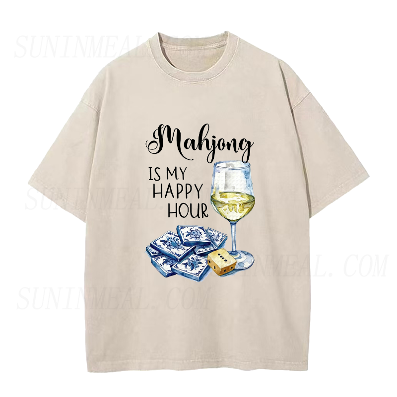 Mahjong Happy Hour Unisex Tee