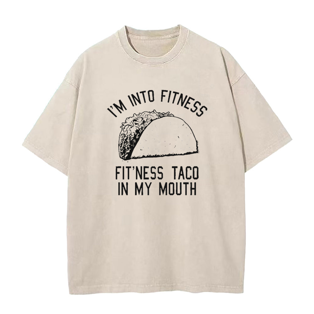 fit‘ness taco in my mouth Unisex Tee