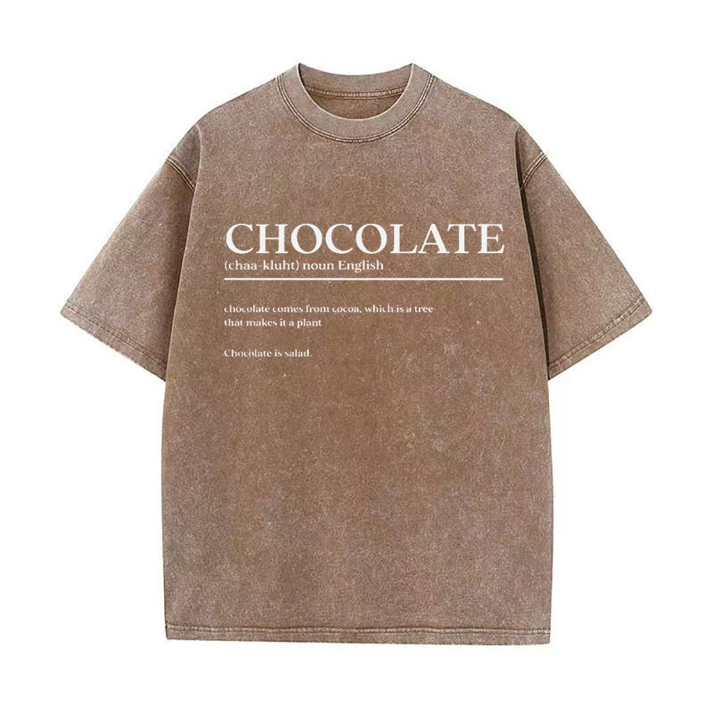 Chocolate Is Salad Unisex Tee