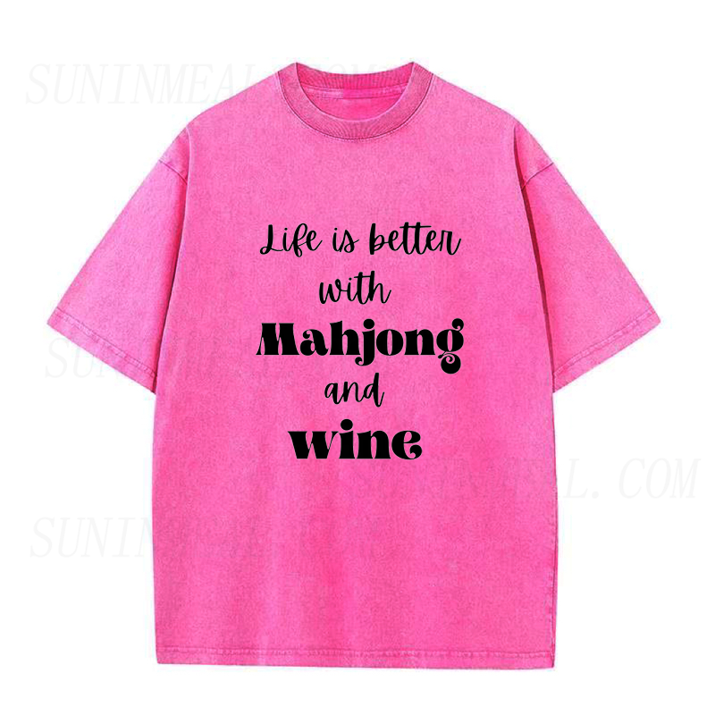 Mahjong Wine Unisex Tee