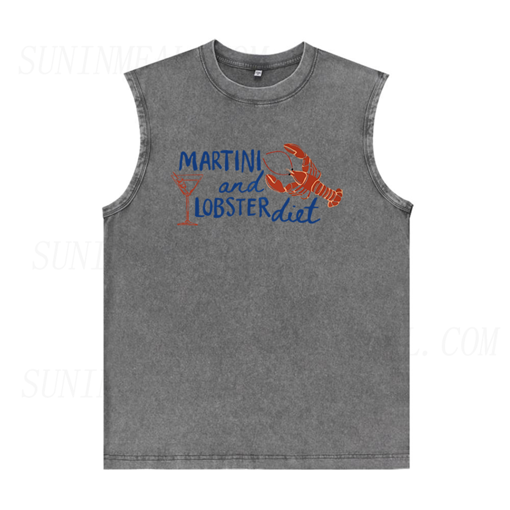 Martini and Lobster Diet Unisex Tank Top