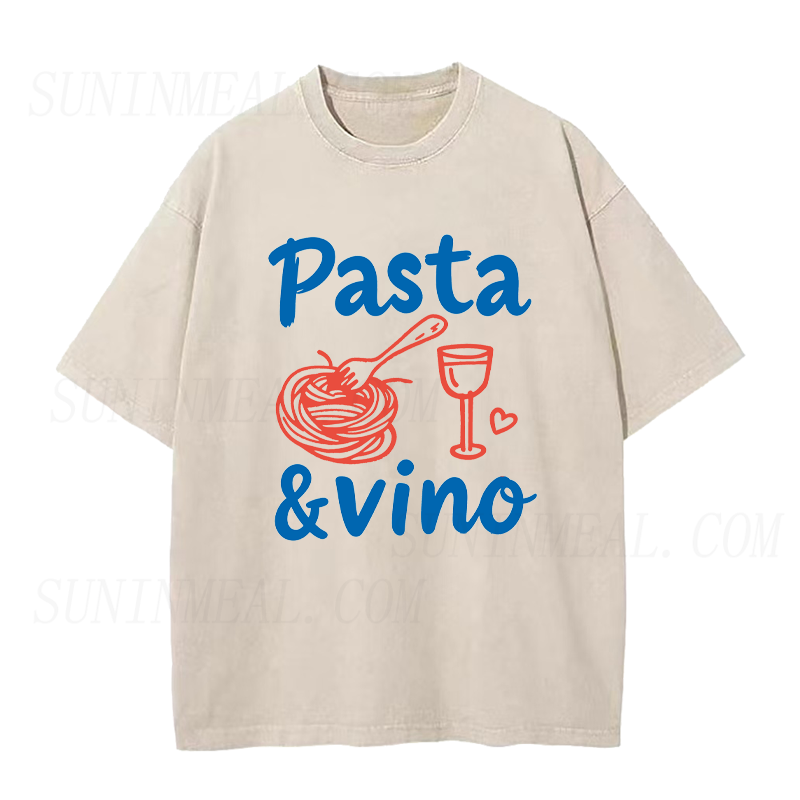 Italian Pasta & Vino Unisex Tee