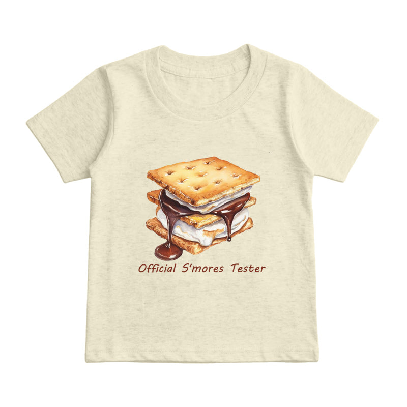 Official S'mores Tester Kids T-Shirt