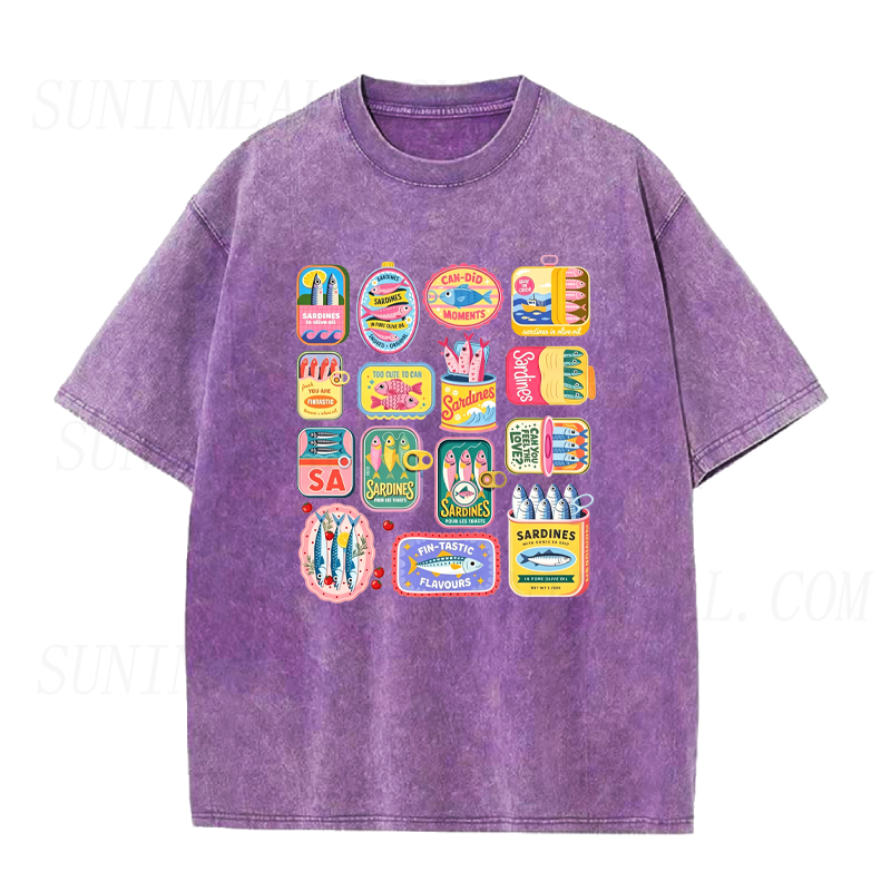 Vintage Canned Sardines Unisex Tee