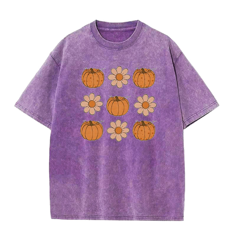 vintage floral Pumpkins Unisex Tee