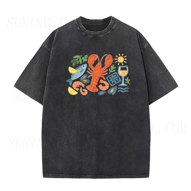 Italian Coastal Seafood Unisex Tee