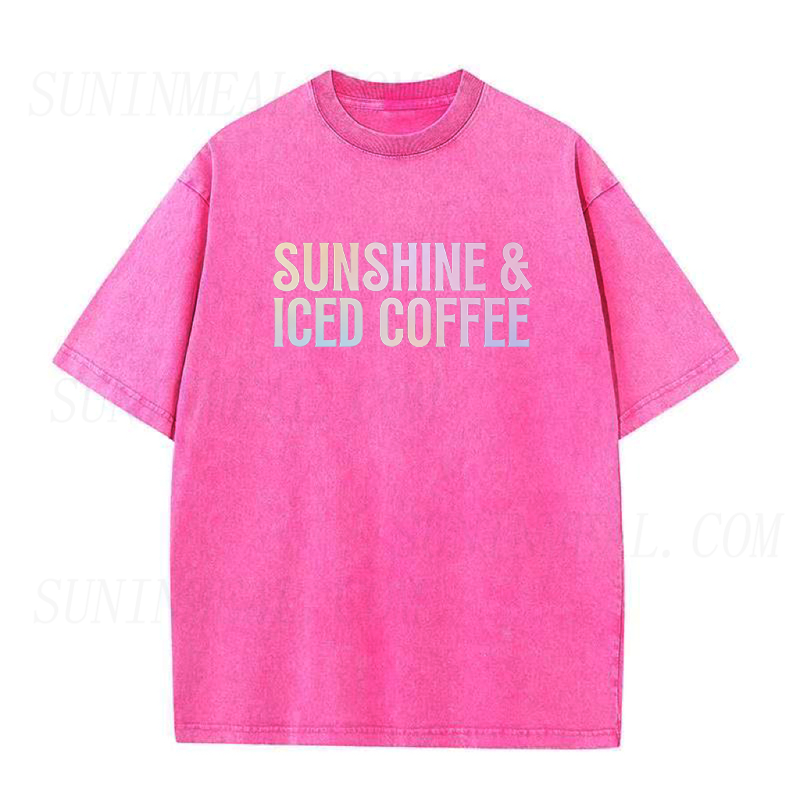 Sunshine & Iced Coffee Unisex Tee