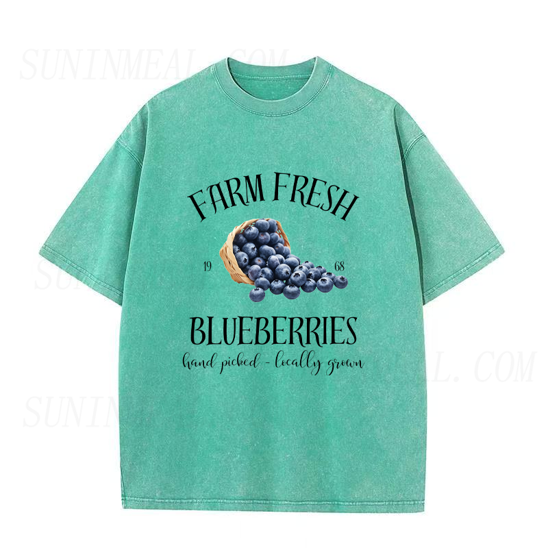 Farmers Market Blueberry Unisex Tee
