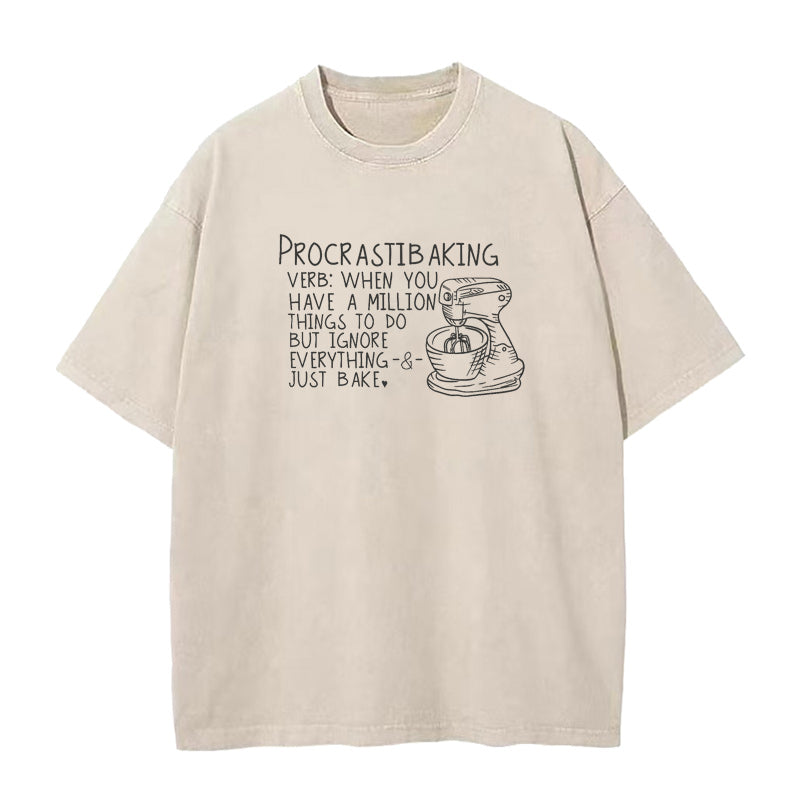 Procrastibaking Baking Unisex Tee