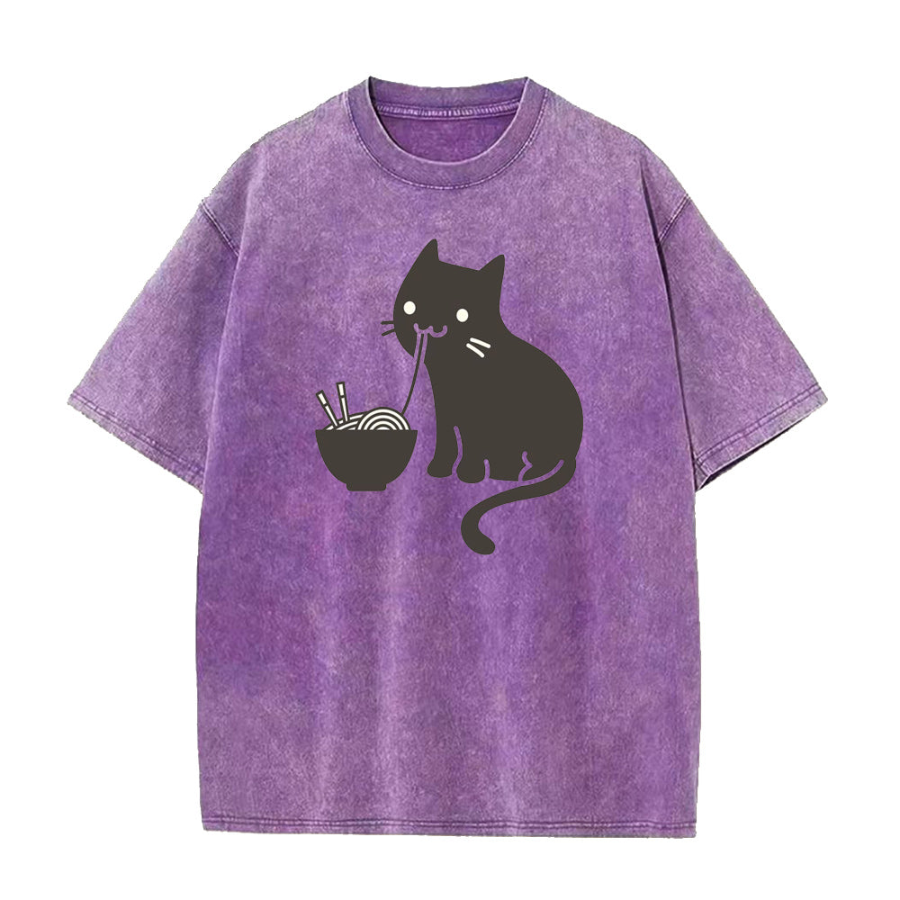 Ramen &Cat Unisex Tee