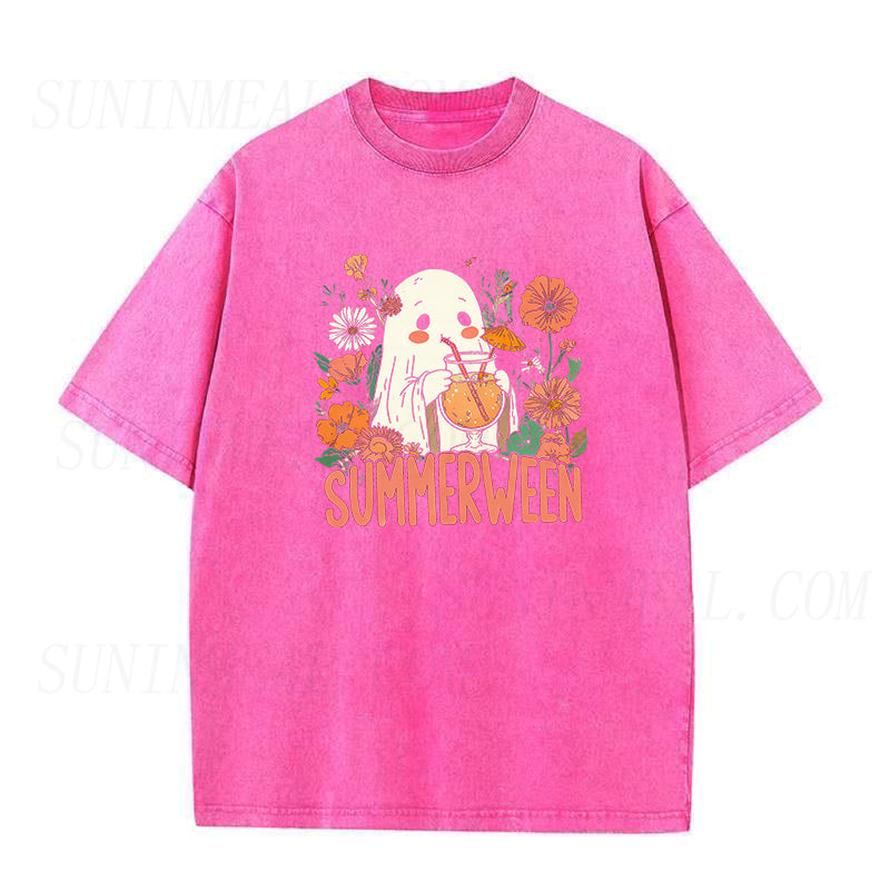 Ghost Summer Halloween Unisex Tee