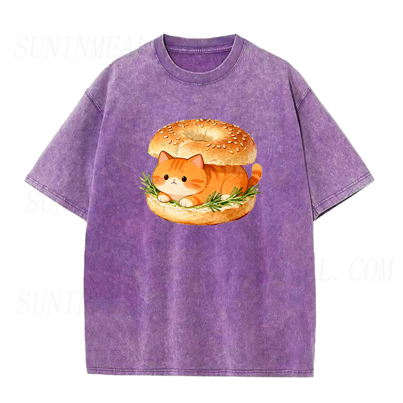 Breakfast Cat Unisex Tee