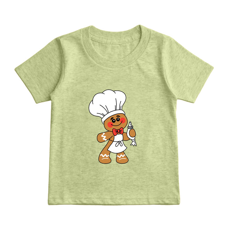 Gingerbread Chef Kids T-Shirt