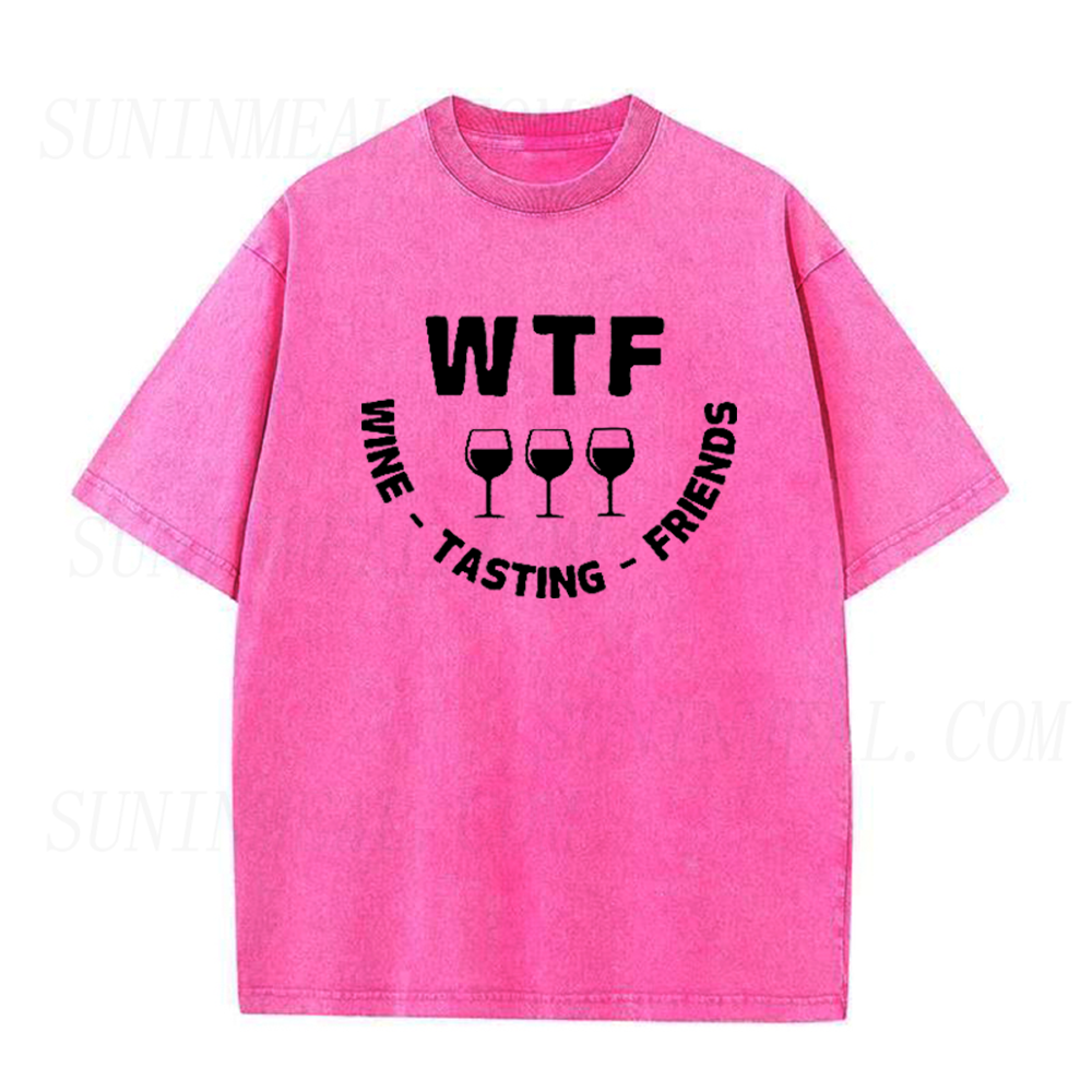 WTF Wine Tasting Friends Unisex Tee