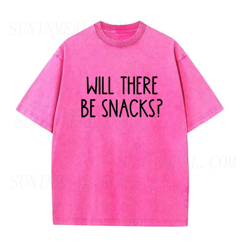 Will There Be Snacks Unisex Tee