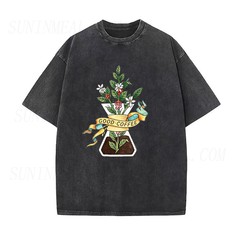 Brewed Good Coffee & Blooms Unisex Tee