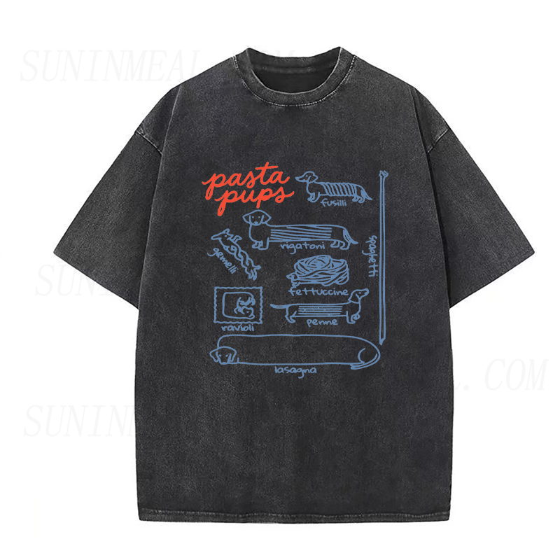 Pasta Pups Dog Unisex Tee
