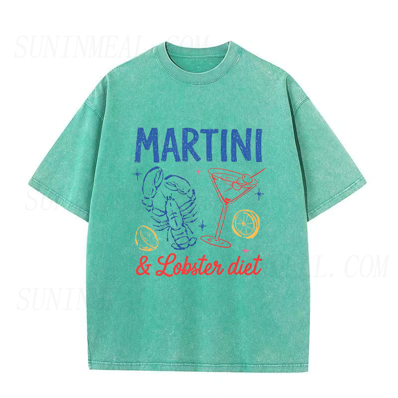 Martini And Lobster Diet Unisex Tee